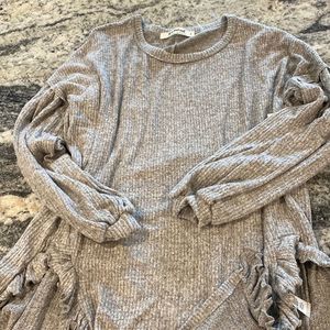 Three bird nest gray tunic